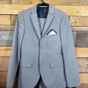 TOPMAN Men's Slim Fit Grey Suit Size 34